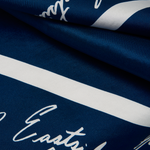 Navy Silk Scarf
