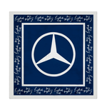 Navy Silk Scarf