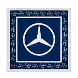 Navy Silk Scarf