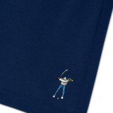 Navy Pique Skort