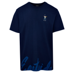 True Navy Eastside Golf Mens Script Print Tee Shirt