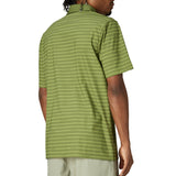 Striped Snap Placket Polo
