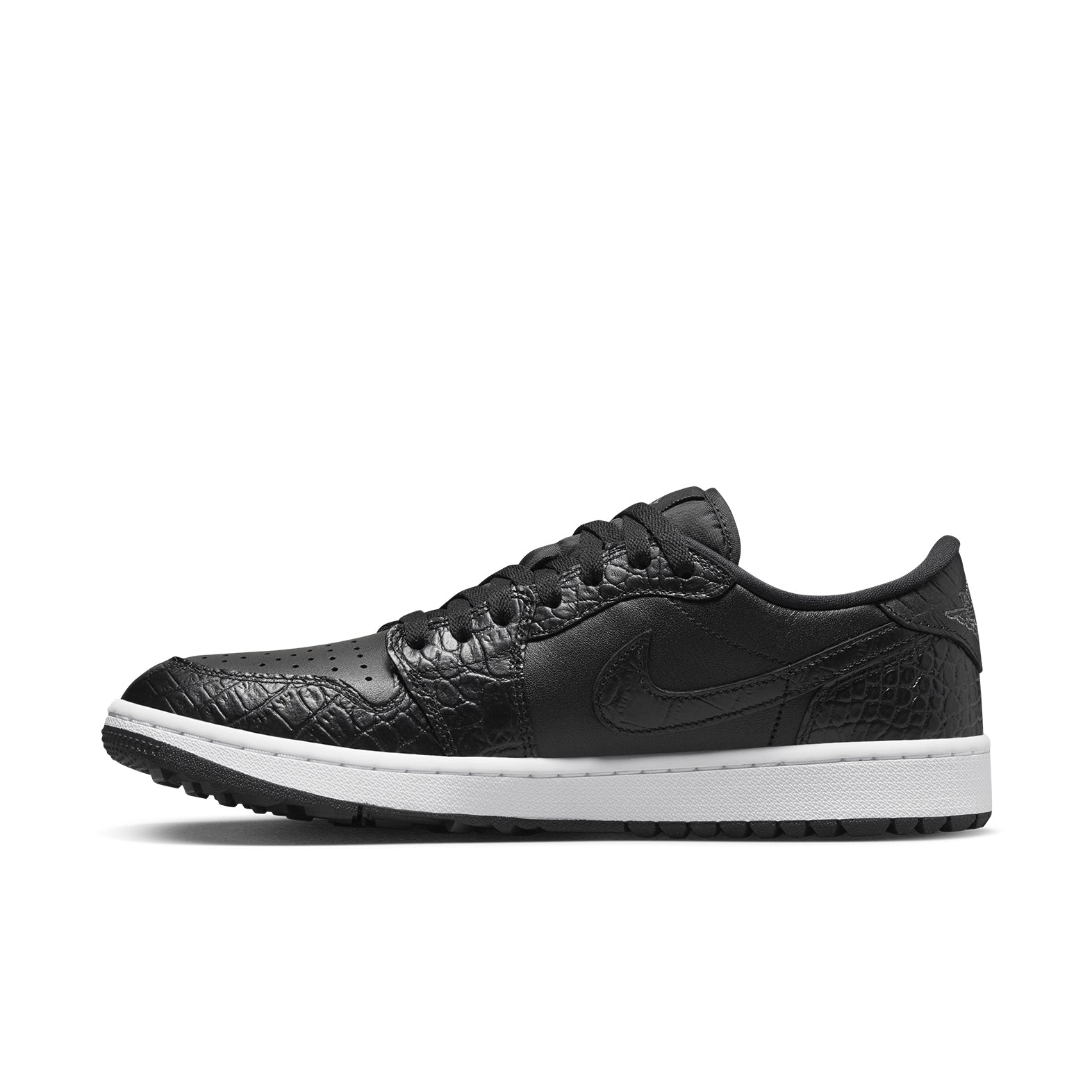 Air Jordan 1 Men's Low Golf Black Croc