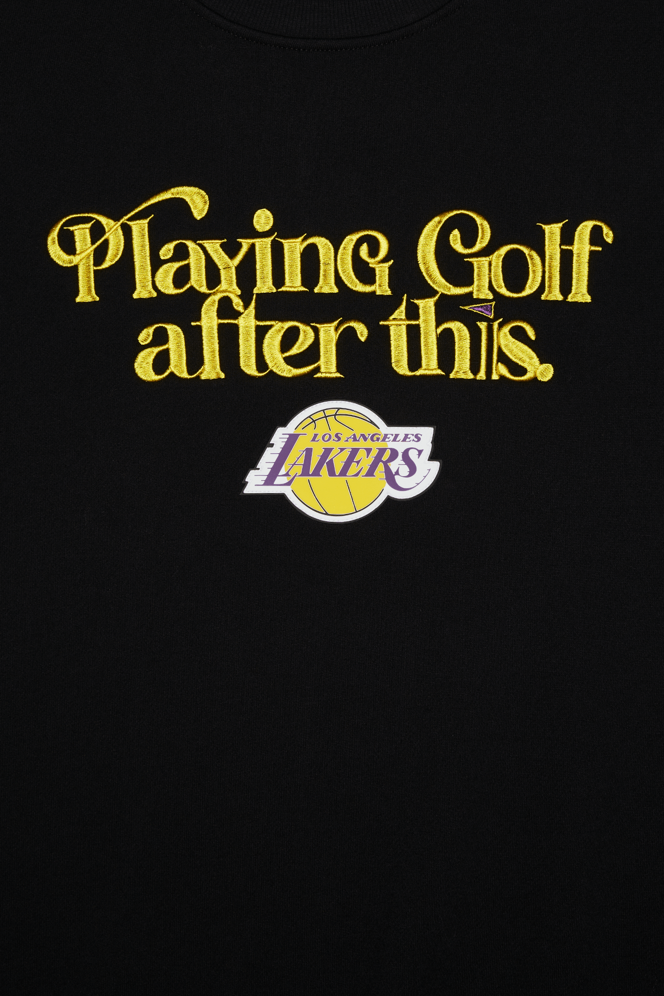Eastside NBA-Playing Golf After This Lakers T-Shirt Black XL / Black