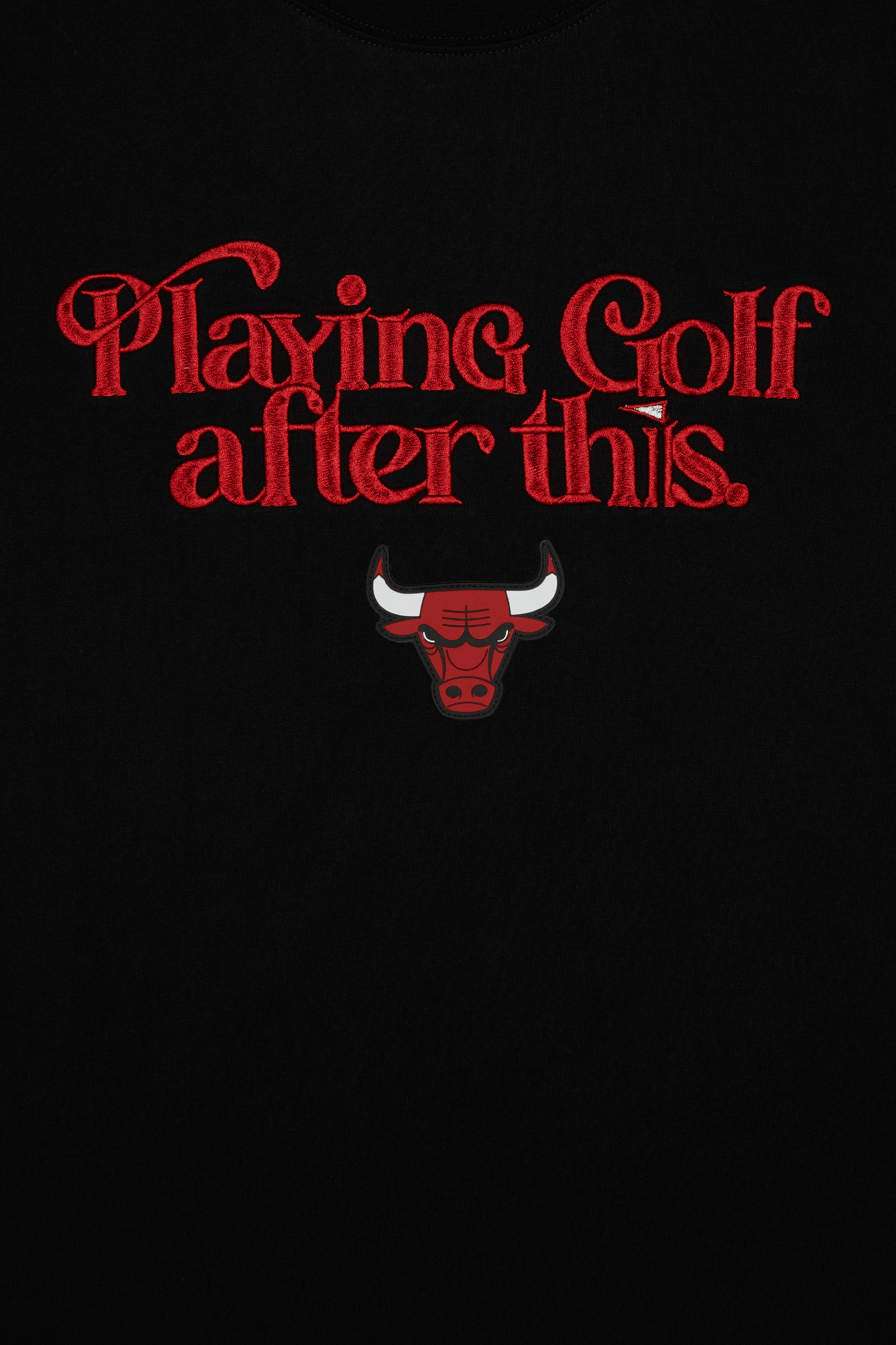 Eastside NBA Playing Golf After This Bulls T Shirt Black