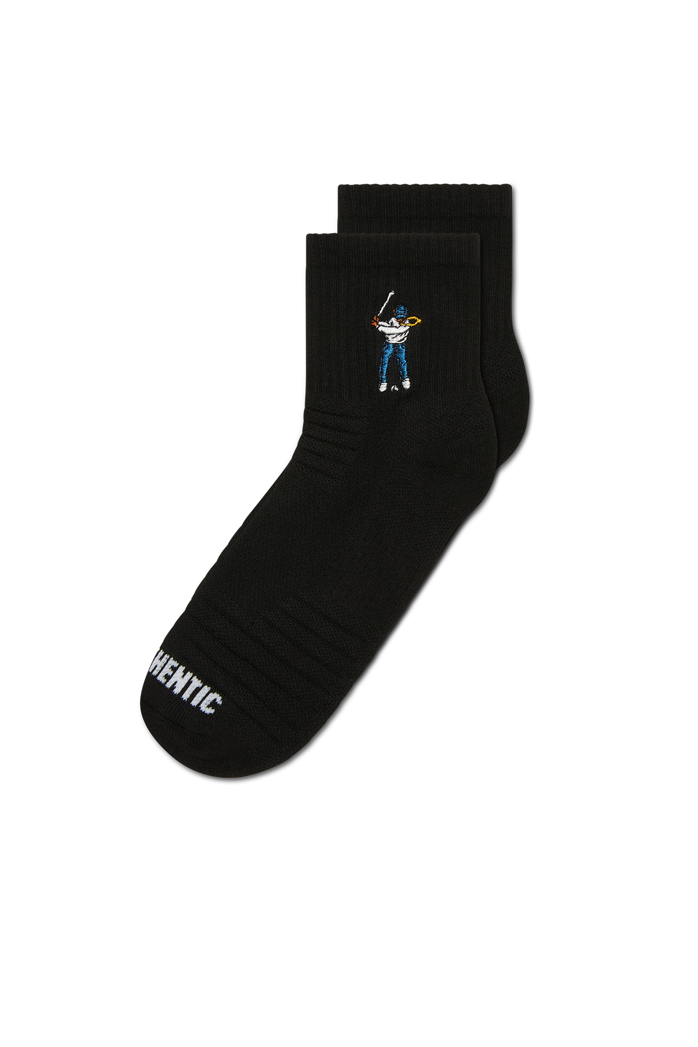 Eastside Golf Ankle Height Logo Socks Black