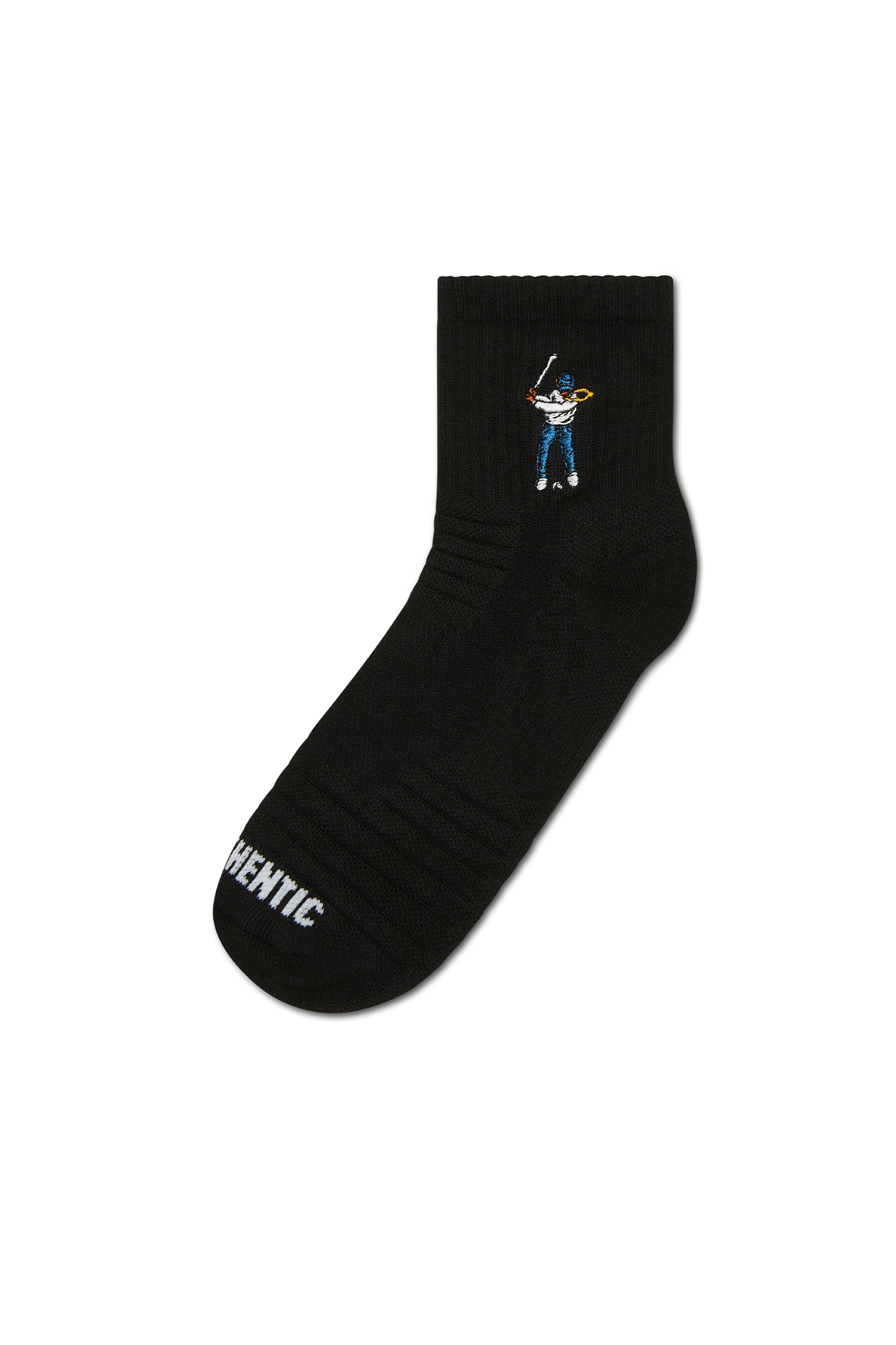 Eastside Golf Ankle Height Logo Socks Black