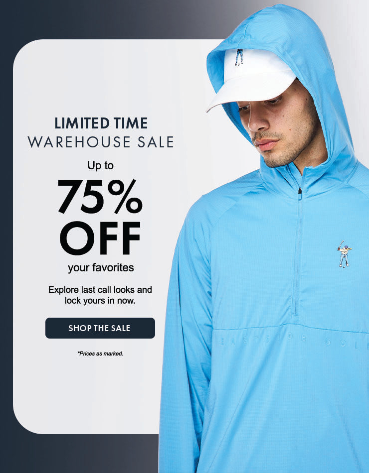 up to 75% off warehouse sale