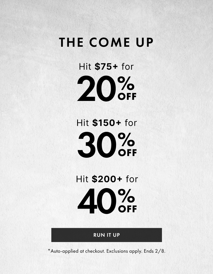 the come up sale