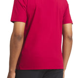 M-Red Men's Snap Placket Polo