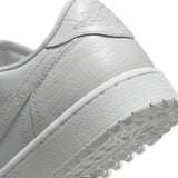 Air Jordan 1 Lo  Men's Golf White Croc