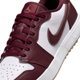 DK Team Red/Khaki Jordan 1 Low Spiked