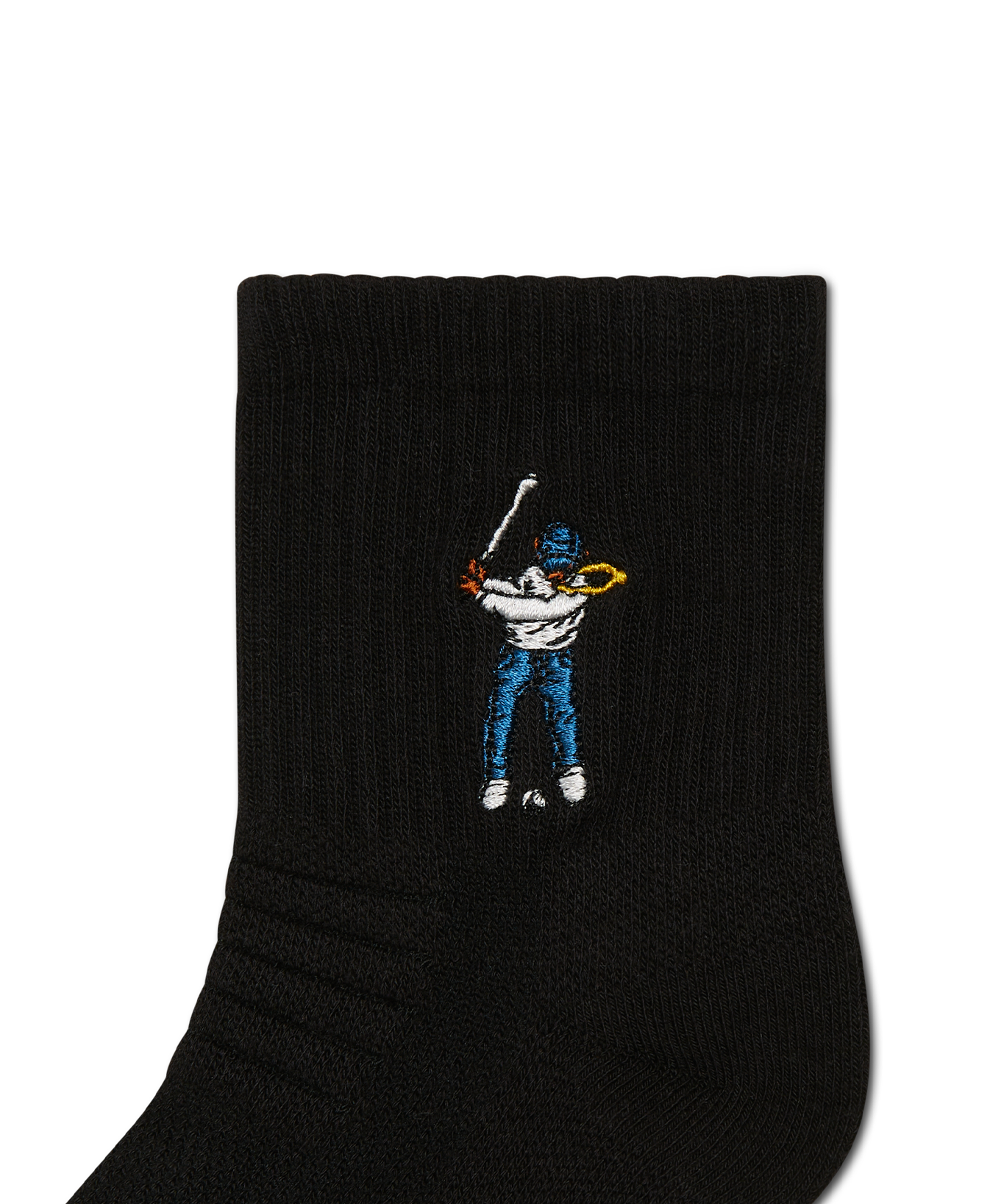 Eastside Golf Ankle Height Logo Socks Black