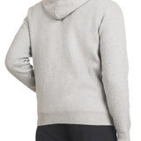 Men's Merino Wool  Blend Hooded Sweater Heather Grey