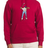 M-Red Men's Core Fleece Hoodie Swingman