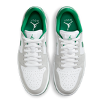 White/Green/Grey AJ 1 Low