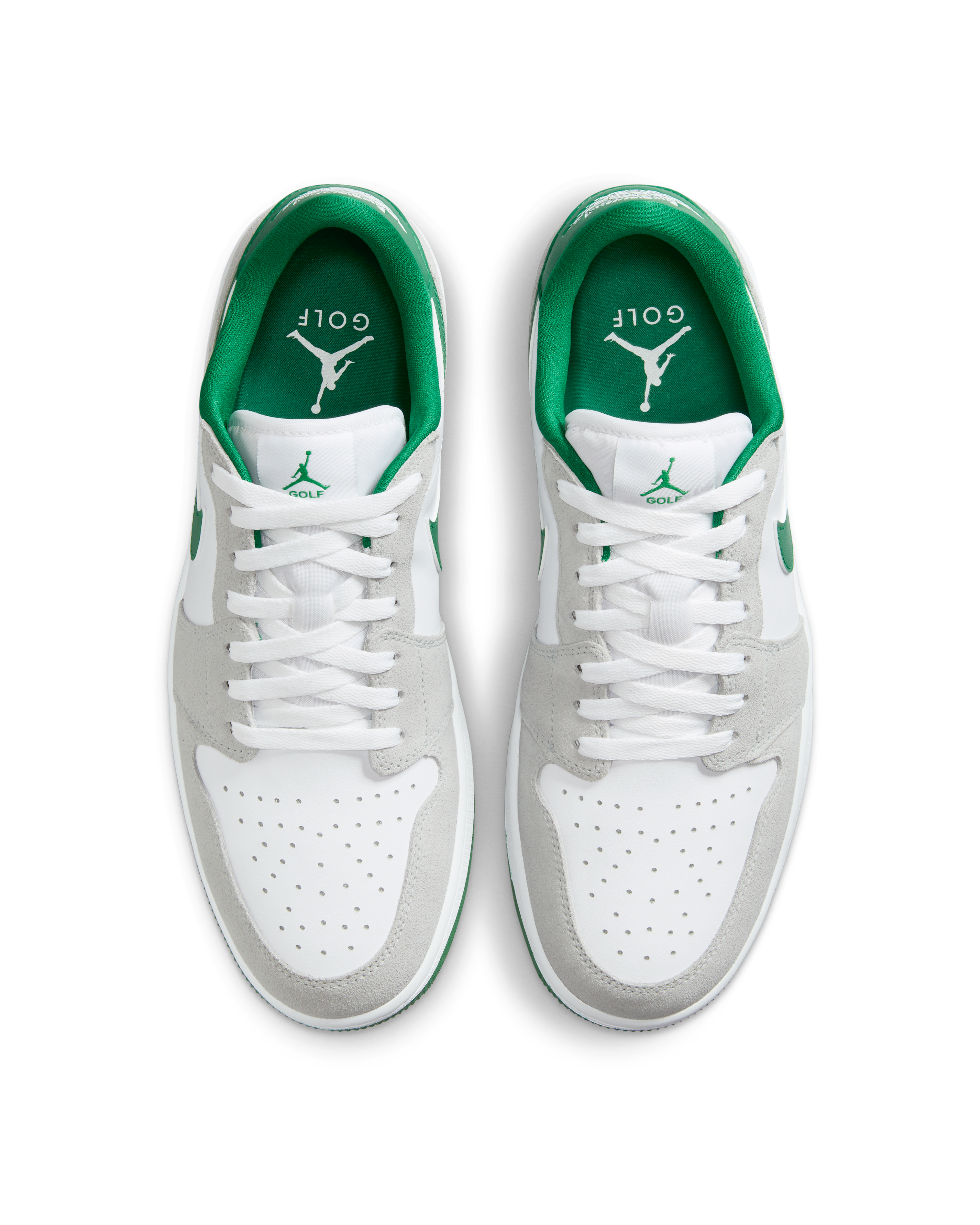 White/Green/Grey AJ 1 Low