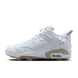 Air Jordan Men's 6 Golf White Khaki