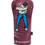Cranberry/Muave ESG Driver Cover - Wave Print