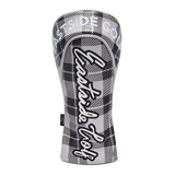 Light Grey/Smoke Grey ESG Fairway Cover - Plaid Print