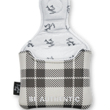 Light Grey/Smoke Grey ESG Mallet Cover - Plaid Print