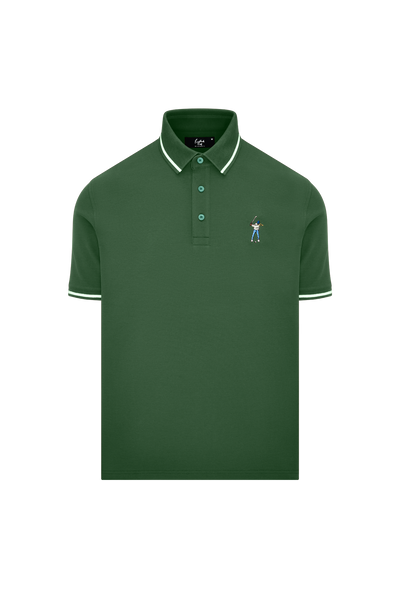 Prime Green Tip Pique Polo