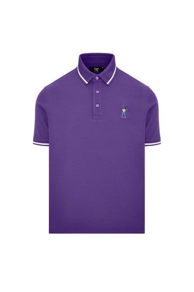 Wild Grape Tip Pique Polo