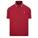 Cranberry Tip Pique Polo