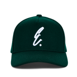 Prime Green 5 Panel Wool Melton Hat