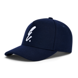 Navy 5 Panel Wool Melton Hat
