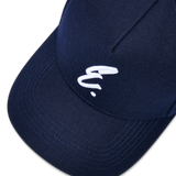 Navy 5 Panel Wool Melton Hat