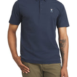 Midnight Navy Men's Snap Placket Polo