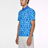 Shuffle Print Snap Placket Polo