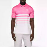 Ombre Striped Signature Golf Polo