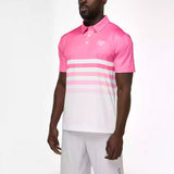 Ombre Striped Signature Golf Polo