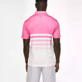 Ombre Striped Signature Golf Polo