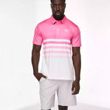 Ombre Striped Signature Golf Polo