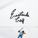 White Black Eastside Golf Be Authentic Towel