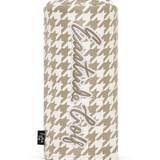 Taupe Houndstooth