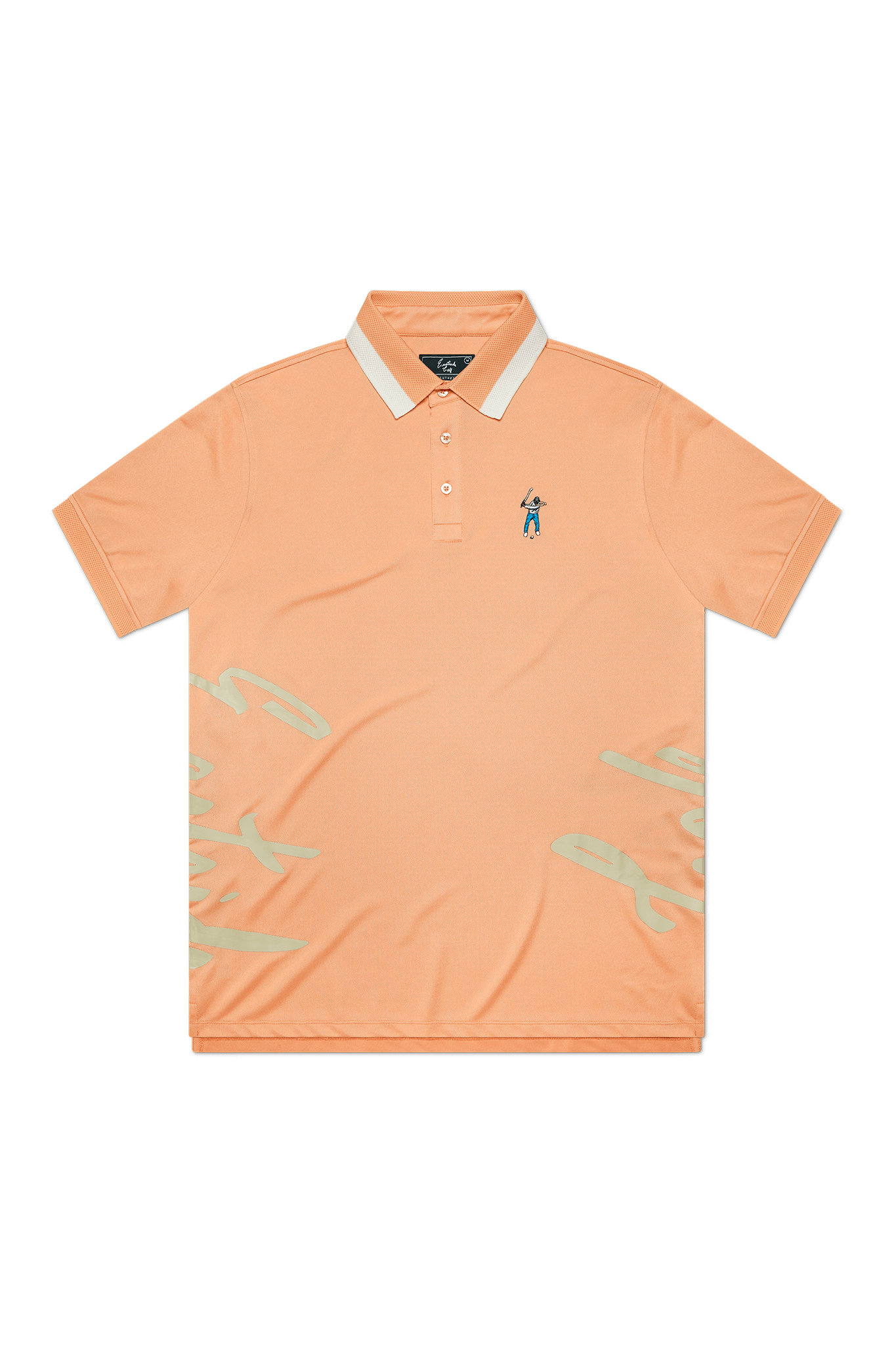 Eastside Golf Men's Follow Through Polo Shirt Peach Nectar