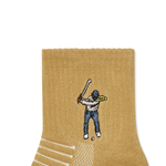 Eastside Golf Ankle Height Logo Socks Khaki