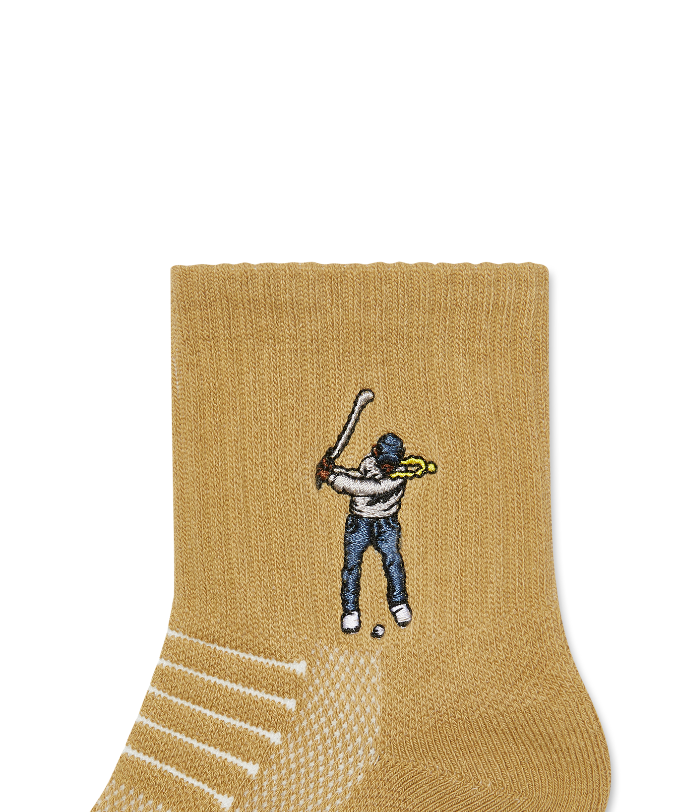 Eastside Golf Ankle Height Logo Socks Khaki