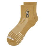 Eastside Golf Ankle Height Logo Socks Khaki