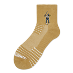 Eastside Golf Ankle Height Logo Socks Khaki