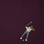 Eastside Golf Men's Core Short Sleeve Tee Black Berry Wine
