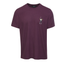 Eastside Golf Men's Core Short Sleeve Tee Black Berry Wine