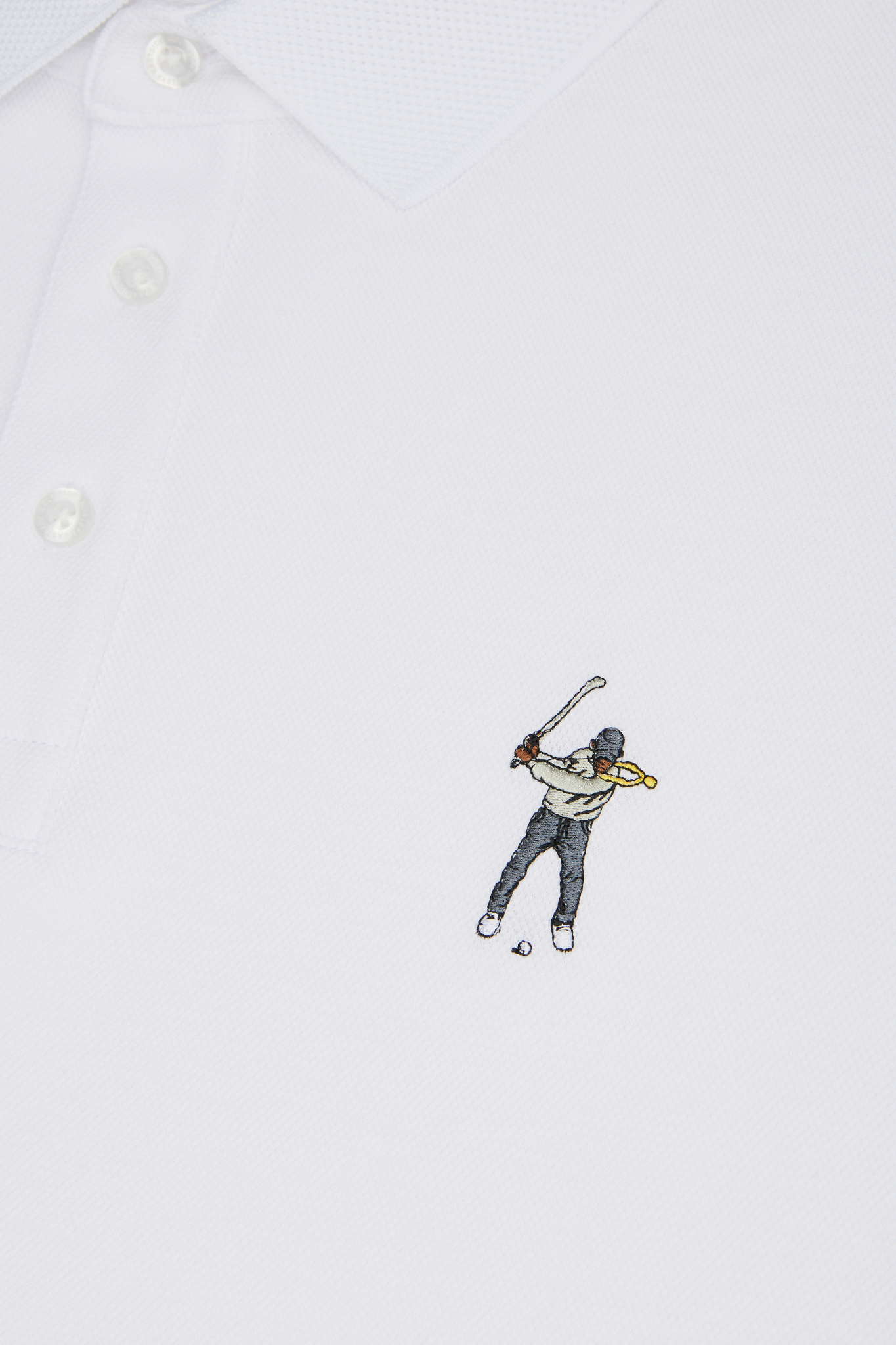 Eastside Golf Men's Core Pique Polo Bright White