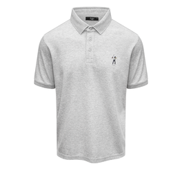 Eastside Golf Men's Core Pique Polo Heather Grey