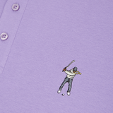 Eastside Golf Men's Core Pique Polo Paisley Purple