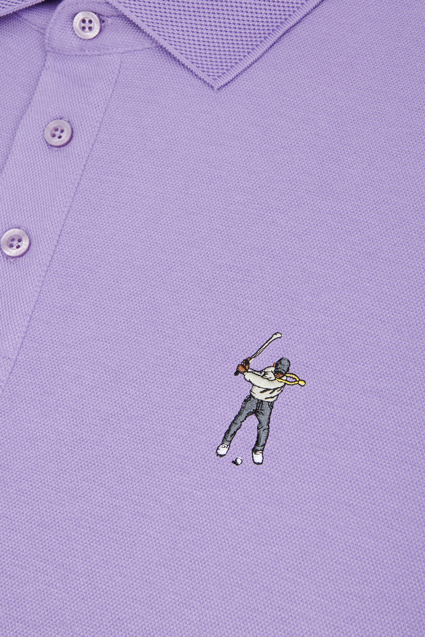 Eastside Golf Men's Core Pique Polo Paisley Purple